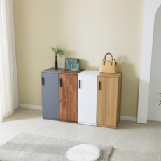 세홈 하프옷장+선반장겸용 하이브리드 높이외경110cm 회사 캐비넷 원룸오피스 미용실등 사업장용 미니 틈새 락카장 하부장 코너옷장선반장, 멀바우