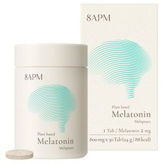 8APM 식물성 멜라토닌 함유 멜라피스 / 100%식물성 피스타치오 추출물 합성성분 ZERO, 1개, 30정