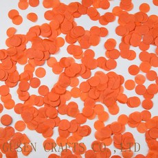 1500 원형 수제 티슈 페이퍼 색종이 로맨틱 웨딩 화이트, NO8 orange Red