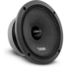 DS18 PROZXI6.4BM 6.5인치 프로 오디오 미드레인지 스피커 최대 600W RMS 300W 4옴 프리미엄 품질 도어 차량 또는 트럭 스테레오 사운드 시스템용 1개, 6.5-Inch_4-Ohms