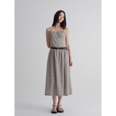 매장정품 에잇세컨즈 8SECONDS 체크 슬리브리스 롱 원피스 브라운 165771AY1D 545697