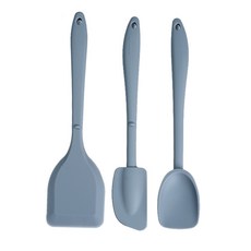 소노리떼 국산 실리콘 조리도구 3종 뒤집개+주걱+스푼, 3개, 그레이, 조리도구세트