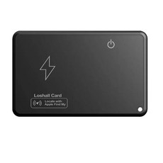 무선 충전 추적 위치 Apple과 작동 내 앱 찾기 Bluetooth 지갑 카드 방수 GPS, Black, 1개