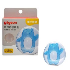 Pigeon 貝親 冰涼固齒器 - 台灣公司貨 4個月起適用 BPA Free, 1個, 貝親_冰涼咬牙器收納盒