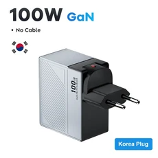 100W GaN 충전기 PD QC USB 고속 유형 C iPhone 15 14 13 Pro Max Macbook Samsung 용 전화, 01 Korean Plug