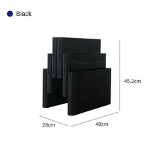 북유럽 가정용 중세 소형 사진 영문 인스타 전면 핸들 모던한 발판 호텔, 01 Black
