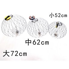 釣螃蟹神器 鋼絲螃蟹網 螃蟹籠 螃蟹神器 釣螃蟹 釣蟹神器 捕蟹籠 捕蟹神器 螃蟹釣組 抓螃蟹網 螃蟹圈 抓螃蟹 螃蟹鉤, 1個, 【直徑52cm】16根鋼絲螃蟹網