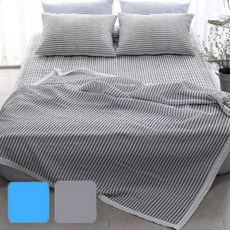 아링 시어서커 냉감 누빔이불베개세트 Q 2컬러