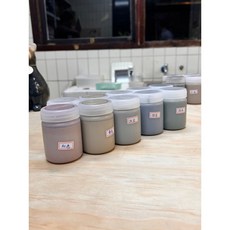 工作室配方化妝土 140ml罐裝 18色 適合裝飾技法/彩繪/剔花法/平塗/製造紋理, 1個, 白色,140ml罐裝