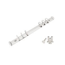 6공 A5/A6 다이어리 바인더 링장식 19R 실버, 1개