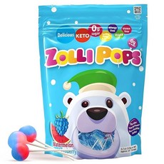 졸리 무설탕 드롭스 자일리톨 캔디 롤리팝 과일맛 저당 키토 치아건강 85g, 5.2 Ounce (Pack of 1)
