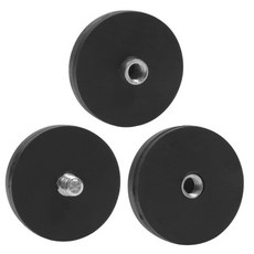 1x 강력한 자석 베이스 원형 고무 코팅 D36mm 1/4 M4 마운트 오프로드 자동차 지붕 LED 라이트 바 홀더 브, 01 자동, 01 빠른  Mainland, 07 M5 Flat Hole