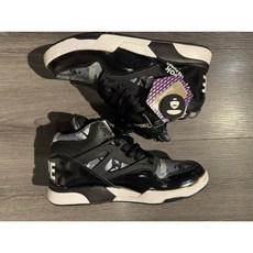 REEBOK x AAPE PUMP OMNI LITE 漆皮 黑白 迷彩 聯名 M47402, 1個