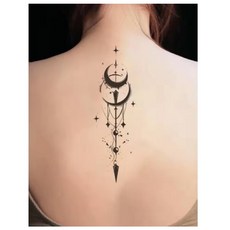 [당일출고] 셀프 타투스티커 판박이 고급감성 헤나 문신스티커, 1개, D