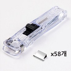 사무용 클립퍼 디스펜서, 투명, 2개입, 작은, 1세트