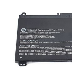 惠普UG04XL 4芯電池HSTNN-IB9B，長效續航，適用多款筆記型電腦，輕巧便攜, 1個, 加購變壓器(非電池+變壓器)