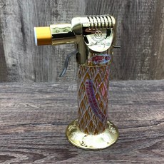 大寶牌手握式點火槍 - 汽化式青色火焰點香器 CW-120, 1個, 金色CW-120大寶牌手握式點火槍 1組