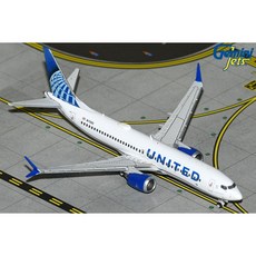 GeminiJets 聯合航空 United Airlines B737 MAX 8 N17265 1:400 飛機模型, 1個