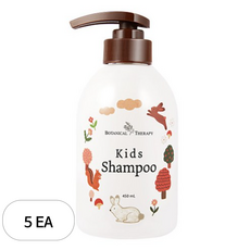 보타니컬테라피 티어프리 키즈 샴푸, 450ml, 5개