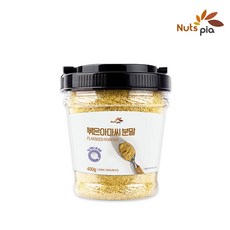 볶은 골드 아마씨 분말 (용기형) 가루, 1개, 400g
