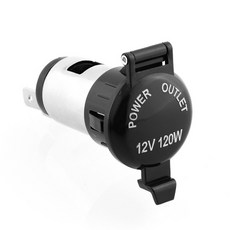 KDsafe DC12V-24V 120W 250W 만능 시거소켓 DIY 세로형 시거잭, 12V 120W 세로형 시거소켓, 1개