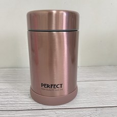 PERFECT理想 台灣製造 316不鏽鋼 真空食物罐/燜燒罐500ml, 玫瑰金, 1個