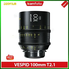 DZOFilm VESPID 프라임 16mm T2.8 풀 시네 렌즈 PL/EF 마운트 (카메라 사진작가용), 04 prime 100mm T2.1