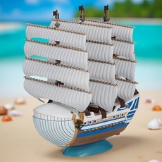 일본 타마시 원피스 위대한항로 흰수염 선장 모비딕호 31cm 프라모델