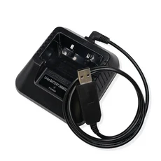 바오펑 UV-5R 데스크탑 급속 배터리 충전기 BF-F8HP, 02 USB