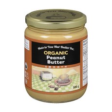 너츠투유 고단백 고식이섬유 유기농 피넛버터 스무스, 500g, 1개