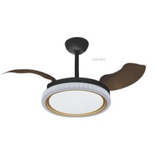 鈕威 42吋 隱形吊扇燈, 星點黑體 FB2320SB