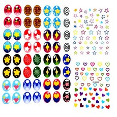 Sinrier 17cm 인형용 장식 아이 스티커 32쌍 DIY 귀여운 만화 눈 (F3) 125266 8533479813, H2