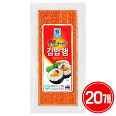 대림 숯불구이맛김밥햄, 20개, 200g
