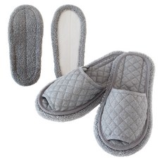 feelgood 超細纖維清掃拖鞋+替換, 灰色