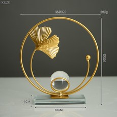 DFMEI 歐式創意輕奢酒櫃玄關電視櫃辦公室客廳家居裝飾品, 水晶球擺件G款