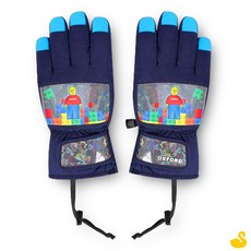 GOS 아동장갑 옥스포드 블럭 스키장갑 S 겨울장갑