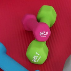 모어 아령 1Kg 그린 헬스아령