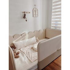 알로팡 벽쿠션 벽가드 벽매트 울타리 (가로 30cm x 세로 80cm) 그레이, 핑크 4개 베이지 3개, 1개