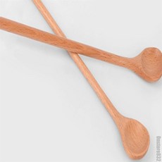 일상발견 롱 티스푼 카페감성 우드롱스푼 아이스크림스푼 원목티스푼 나무티스푼
