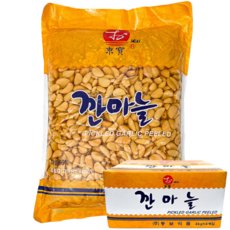동보식품 깐마늘 절임 4kg 마늘장아찌 반찬, 1개