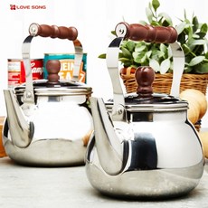 남선 러브송 스텐 명절 제사 캠핑 주전자 1리터 1.6리터 2리터, 1개, 1L, 캠핑주전자