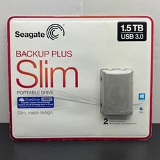 Seagate 1.5TB Backup Plus Slim 휴대용 외장 하드 드라이브 USB 3.0 (Mac 및 PC 호환) 147595
