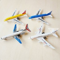 仿真合金迴力飛機模型 兒童玩具飛機 航空客機 飛機模型 合金飛機 玩具模型, NG- 顏色隨機, 1個