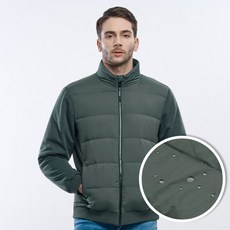 [김영주스포츠] 남성 다운 웰론 골프 패딩 자켓_윈터캐리 프리미엄 방풍 방한 니트 소매 덕다운 패딩 점퍼
