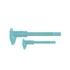 버니어 캘리퍼스 실습용 플라스틱형 측정범위 0-150MM, 버니어캘리퍼스 플라스틱형 0-150MM