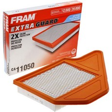 FRAM 엑스트라 가드 CA11050 교체 엔진 에어 필터 (일부 크라이슬러 다우지 램 폭스바겐 3.6L 모델용) 최대 12개월 또는 12000마일 보호, One Size