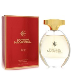 마블 Captain Marvel Red Eau De Parfum Spray 100 ml for Women, 1개