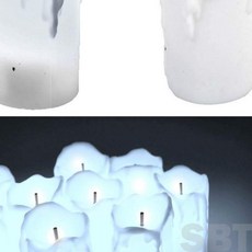 은방울나무 캔들 LED 양초 화이트 12p 전자양초