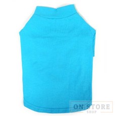 [ON디자인] 티셔츠 블루 강아지커플룩, M