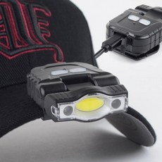 등산 낚시 센서 충전식 모자 라이트 캡 후레쉬 랜턴, 상세페이지 참조, 1개